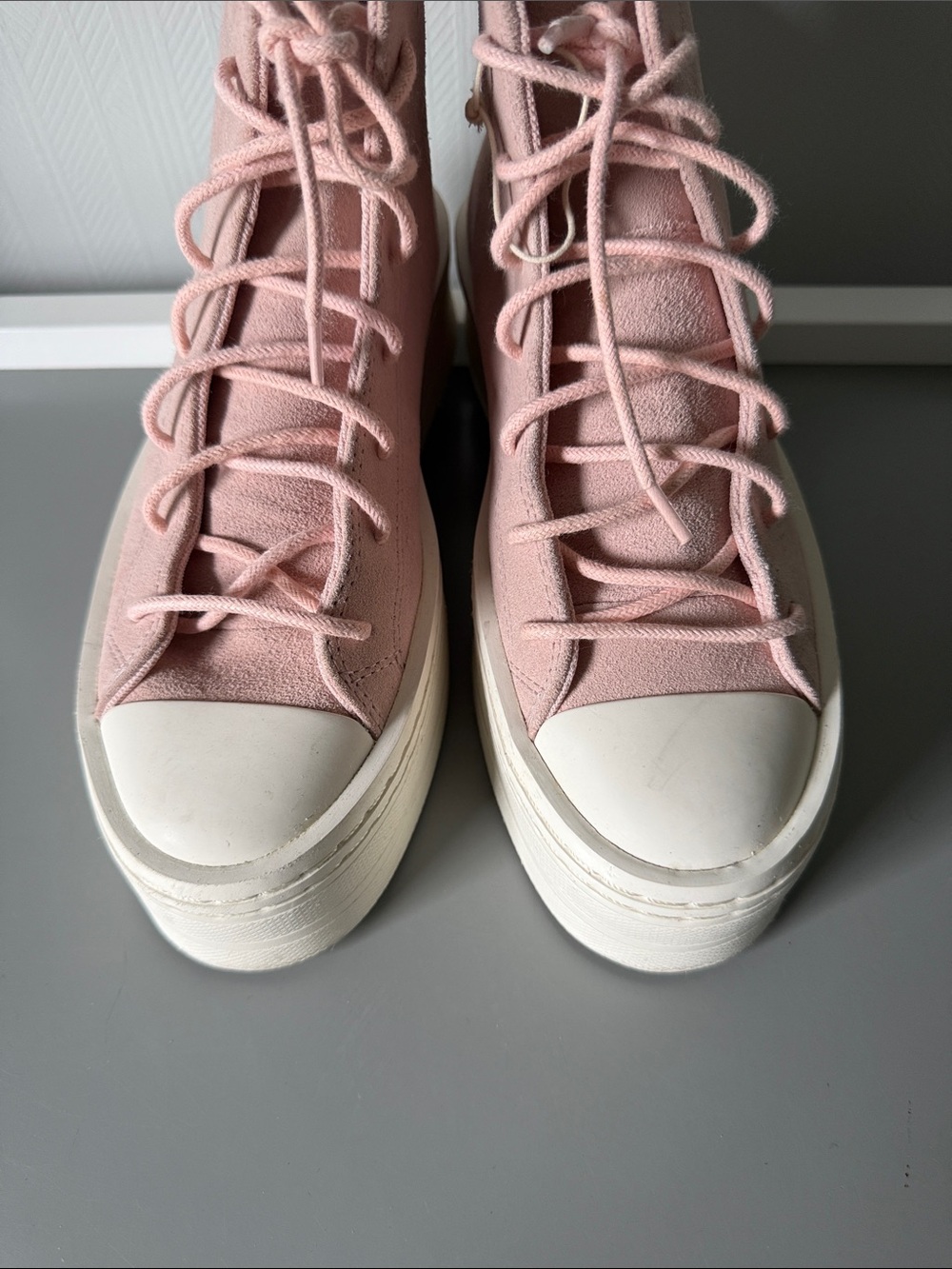 Chuck Taylor All Star Modern Lift Suede Platform Sneakers size 7/37.5 - Picture 6 of 11